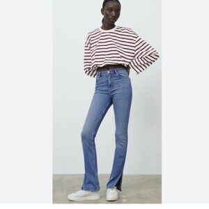 Zara Split Skinny Jeans, NWT, Size 36 (XS), REF 3643/902/400